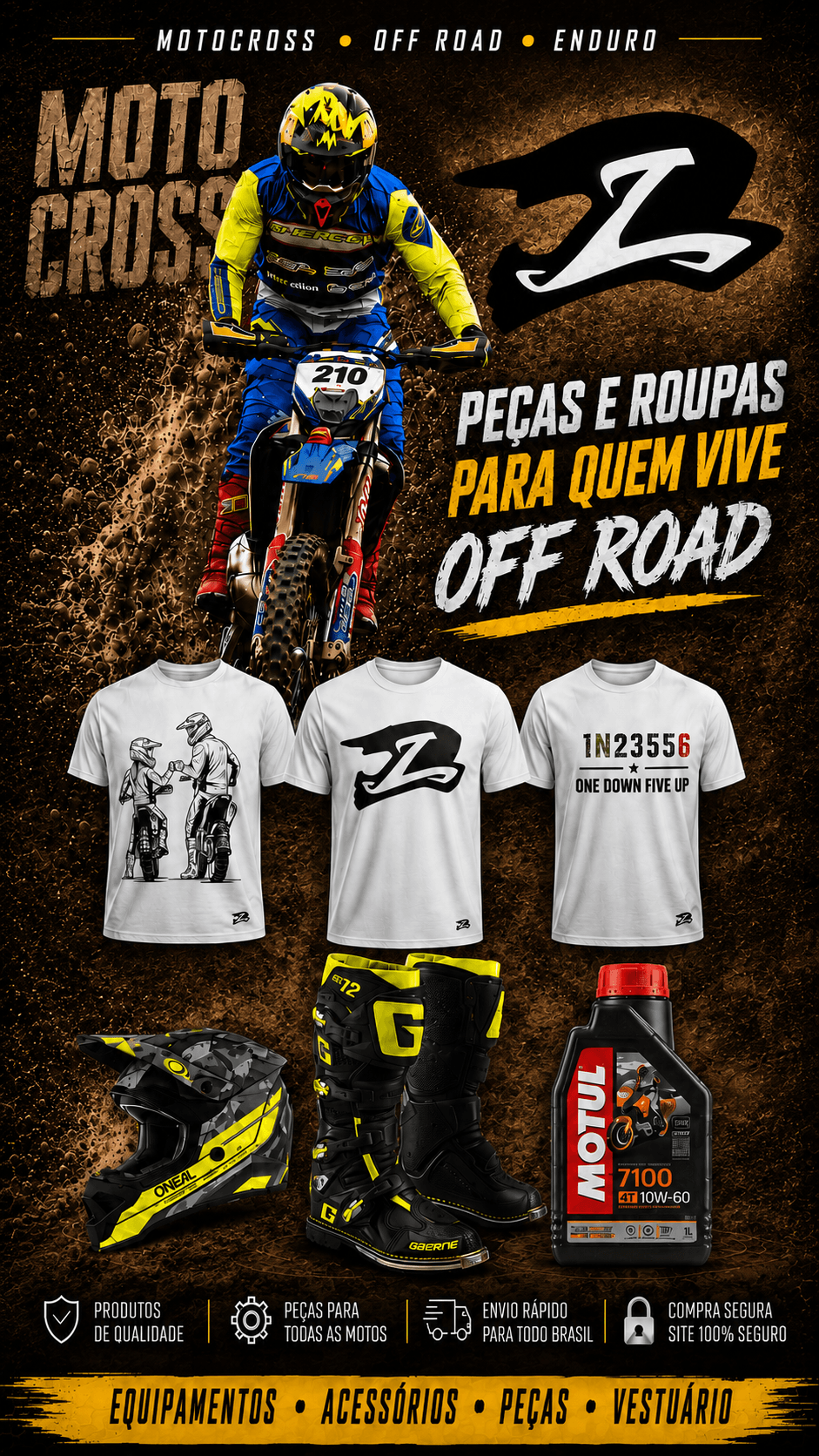 Lulu Officina Off Road — Peças e roupas para quem vive off road