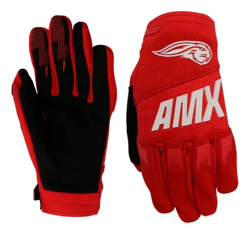 Luva AMX Motocross — Vermelha
