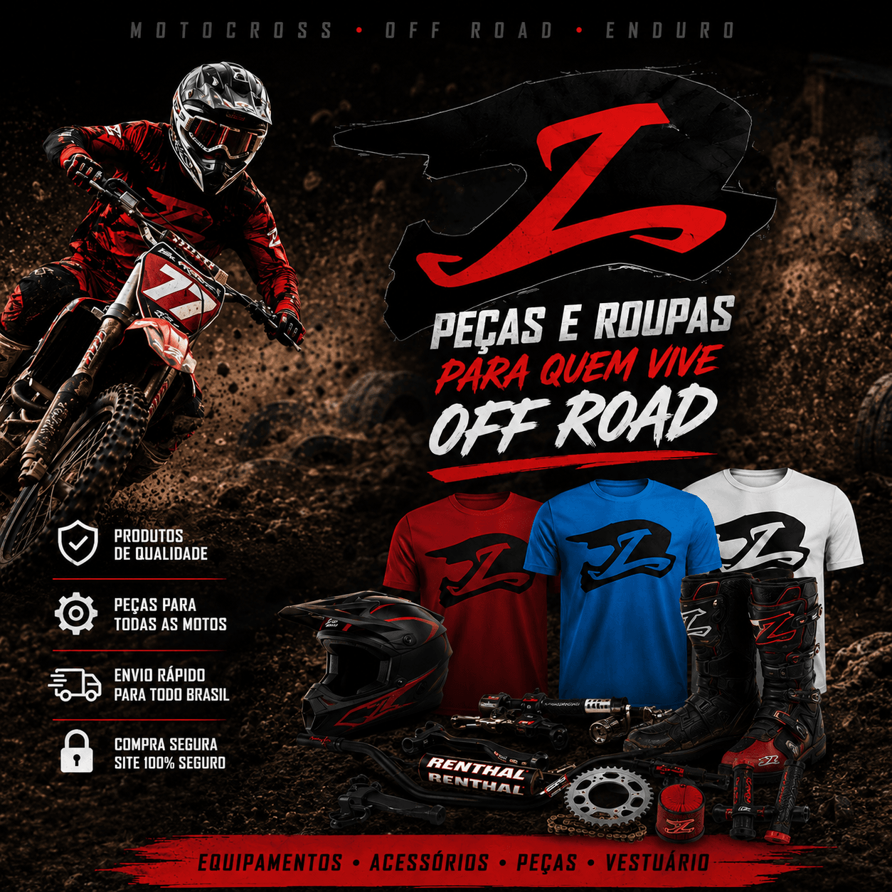 Lulu Officina Off Road — Peças e roupas para quem vive off road