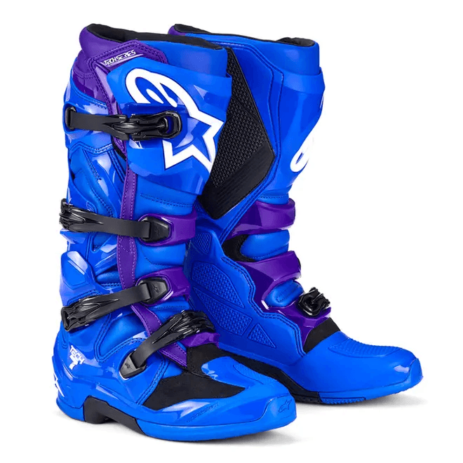 Bota Alpinestars Tech 7 — Azul/Roxo